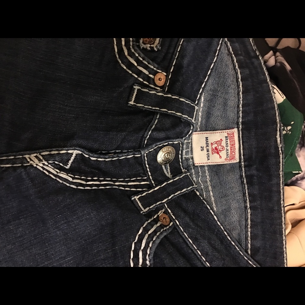 True Religion jeans, low rise